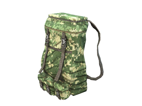 Military Backpack 3D Model