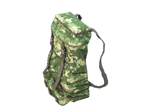 Military Backpack 3D Model