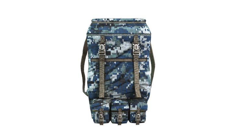 Military Backpack Modello 3D .c4d .max .obj .3ds .fbx .stl .blend 