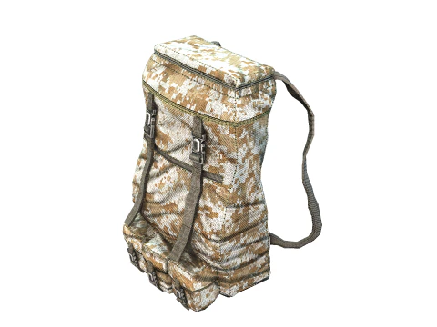 Military Backpack 3D Model
