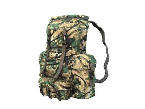 Military Backpack 3D Model