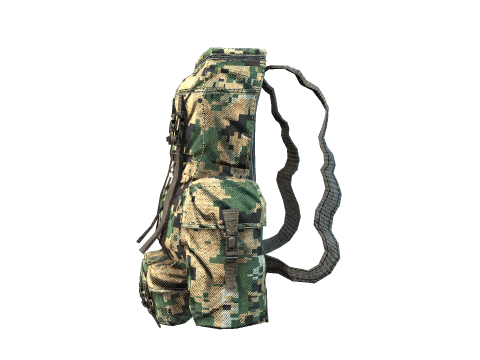 Military Backpack Modelo 3D