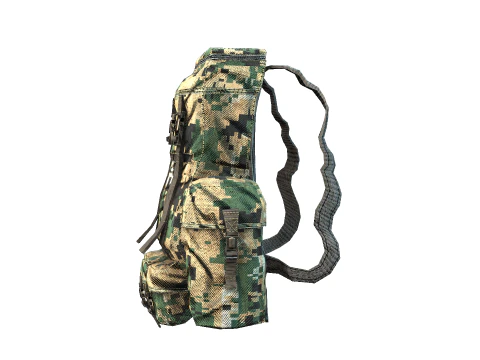 Military Backpack 3D Model