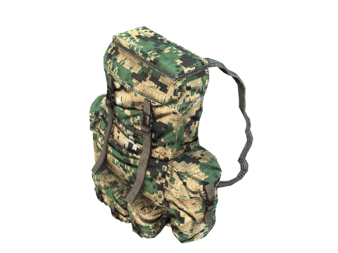 Military Backpack Modelo 3D