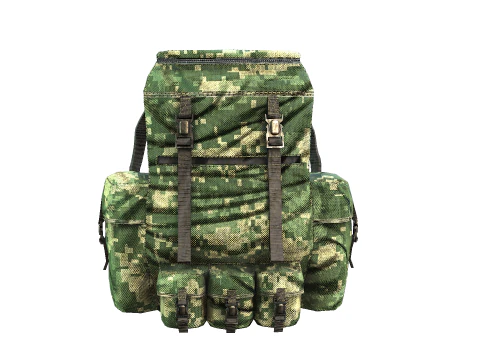 Military Backpack 3D Model
