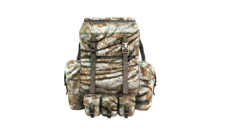Military Backpack 3Dモデル .c4d .max .obj .3ds .fbx .stl .blend 