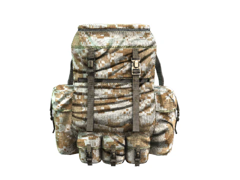 Militaire rugzak 3D Model