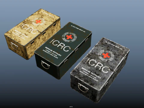 Aid Box 3D Model