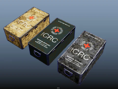 Aid Box 3D Model