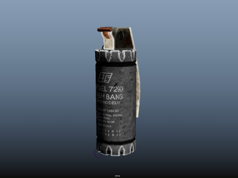 Grenade Flashbang Modello 3D