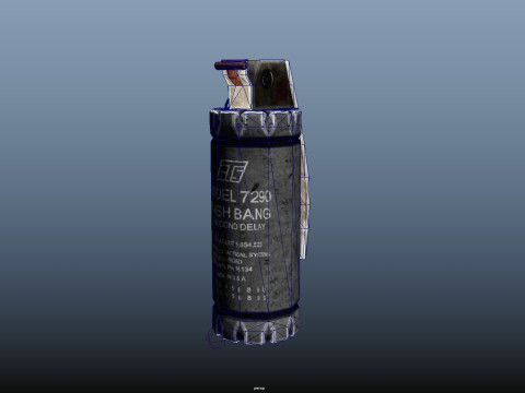 Grenade Flashbang Modello 3D