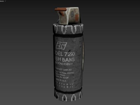 Grenade Flashbang Modello 3D