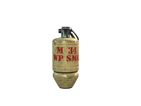 Grenade M34 3D Модель