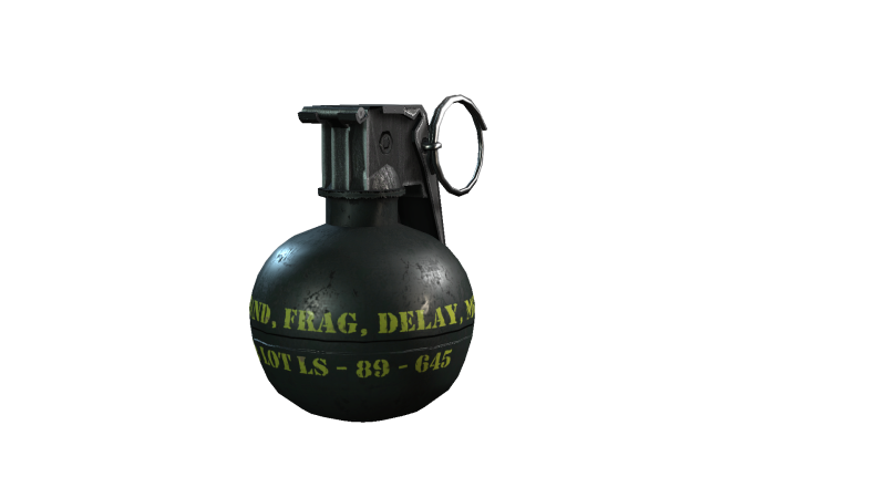 Grenade M67 3D Модель .c4d .max .obj .3ds .fbx .stl .blend 