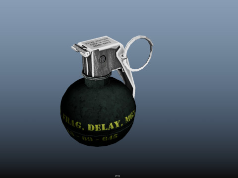 Grenade M67 3D Модель
