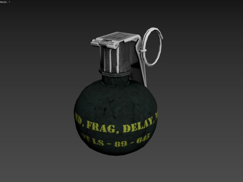 Grenade M67 3D Модель