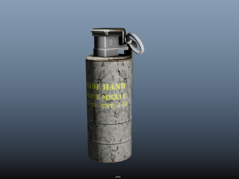 Grenade MK3A2 3D-Modell