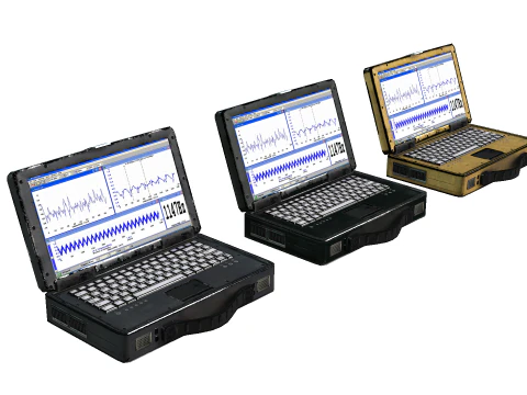 Milit&auml;r-Laptop 3D Modell