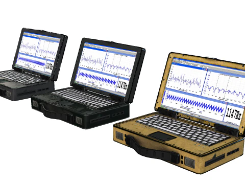 Military Laptop 3D Model