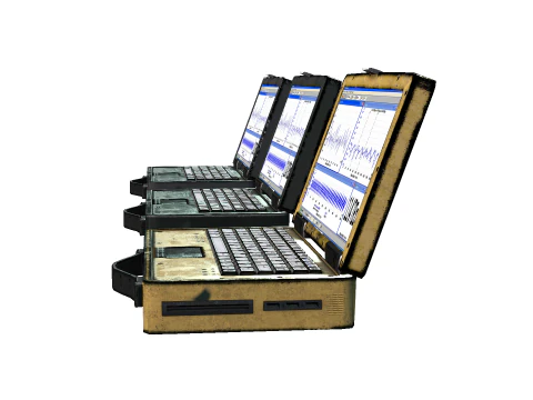 Military Laptop 3D Model