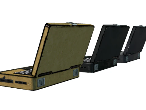 Military Laptop 3D Model