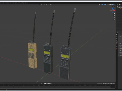 Radio 3D Model