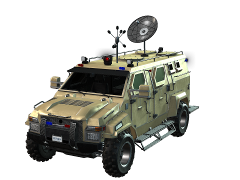 Armored Truck 3D मॉडल
