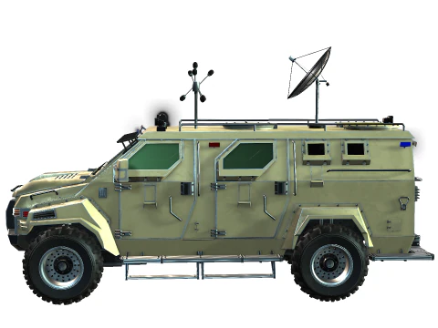 Armored Truck 3D Model