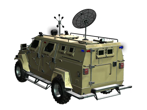 Armored Truck 3D Model