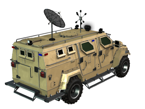 Armored Truck 3Dモデル
