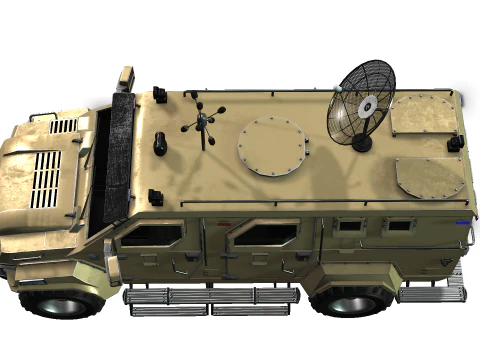 Armored Truck 3D Model