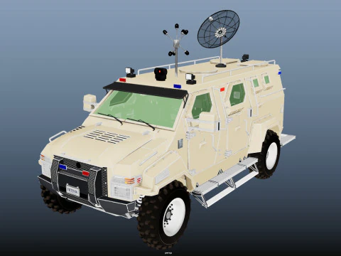 Armored Truck 3D Model