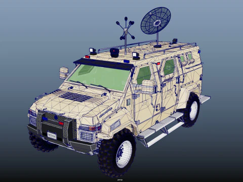 Armored Truck 3D Model