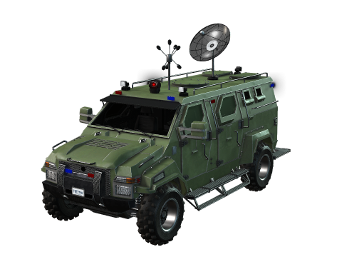 Armored Truck 3D Model