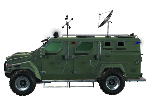 Armored Truck 3D Model