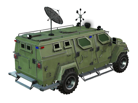 Armored Truck 3D Model