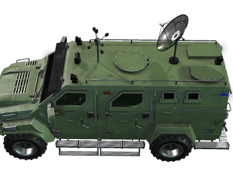 Armored Truck 3Dモデル