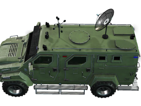 Armored Truck 3D Model