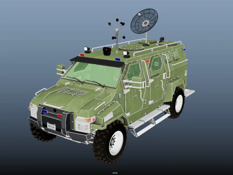 Armored Truck 3D Model
