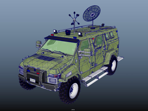 Armored Truck 3Dモデル