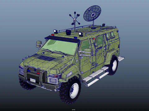 Armored Truck 3D Model