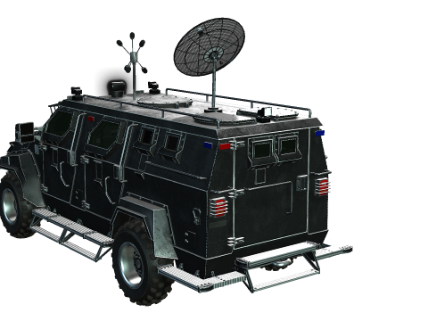 Armored Truck Model 3D