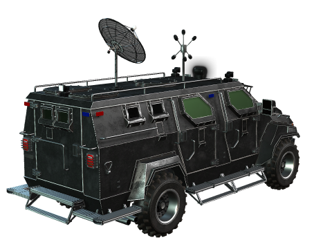 Armored Truck Model 3D