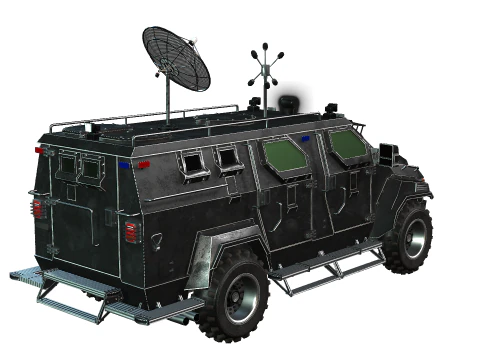 Armored Truck 3D Model
