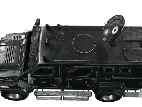 Armored Truck Model 3D