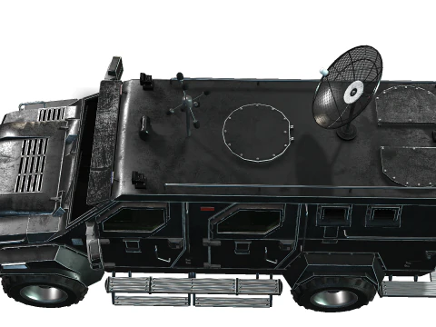 Armored Truck 3D Model