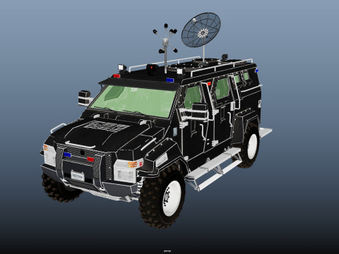 Armored Truck Model 3D