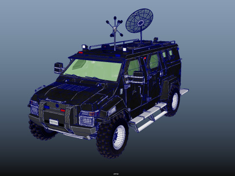 Armored Truck Model 3D