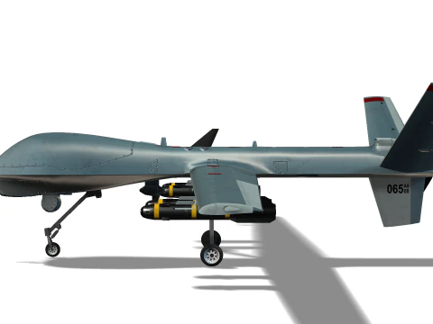Reaper Drone 3D Model