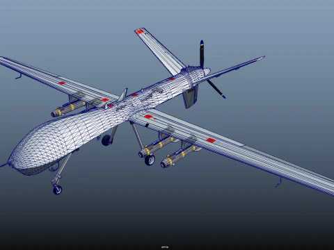 Reaper Drone 3D Model